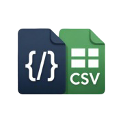 json to csv online converter tool logo